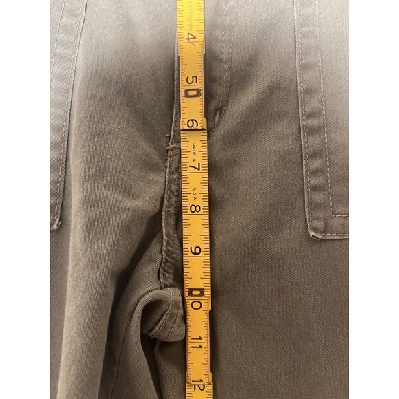 Jag Women's Classic Fit Olive Green Cropped Pants Straight Leg Size 8 - Picture 16 of 16